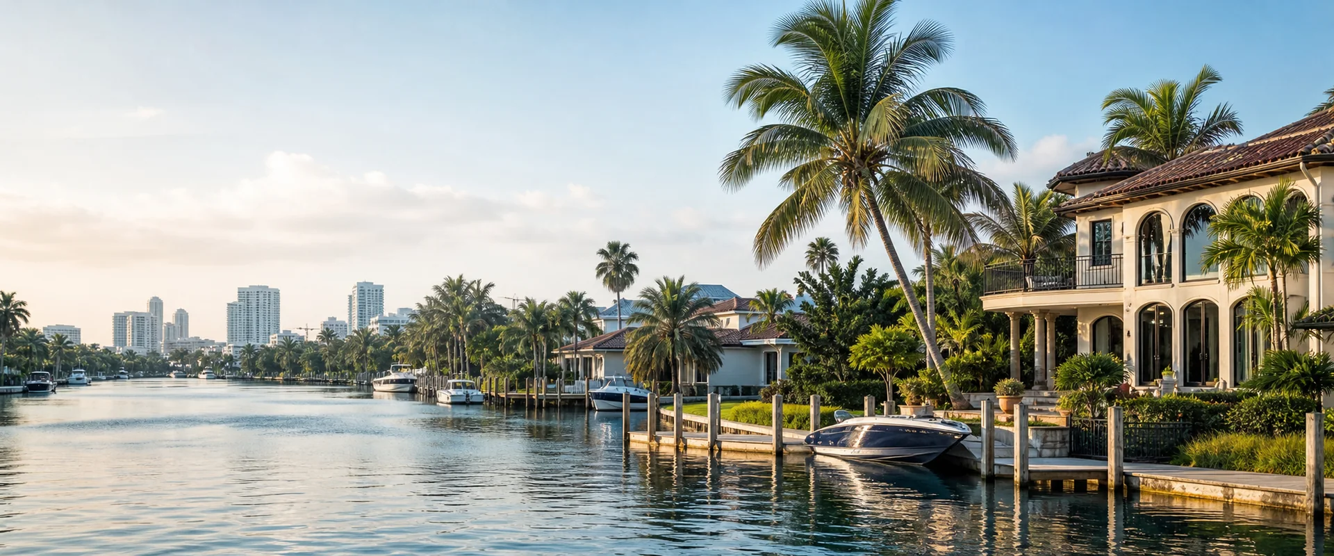 AI-generated illustration inspired by Fort Lauderdale, Florida's local architecture and landscape